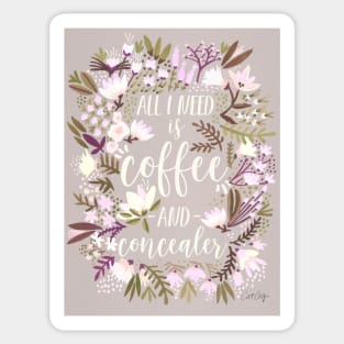 spring coffee Sticker